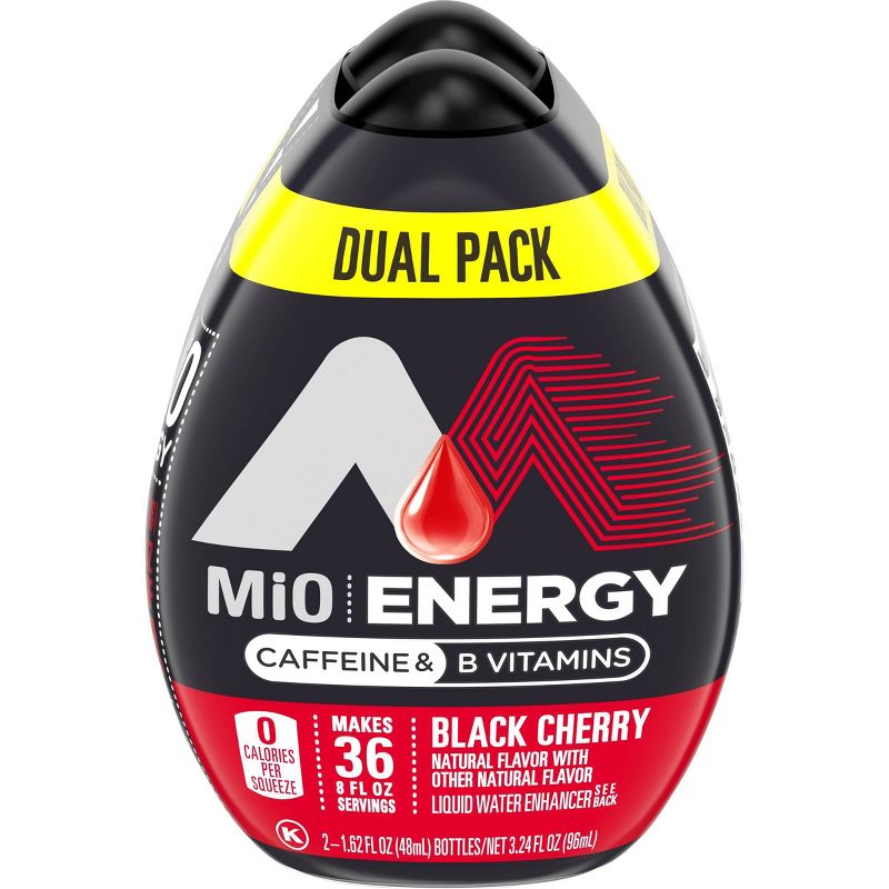 MiO Dual Pack Black Cherry Liquid Water Enhancer - 2pk/3.24 fl oz Bottle
