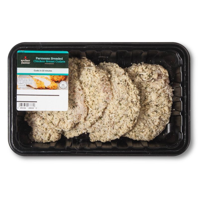 Parmesan Chicken Cutlets - 18oz - Archer Farms™