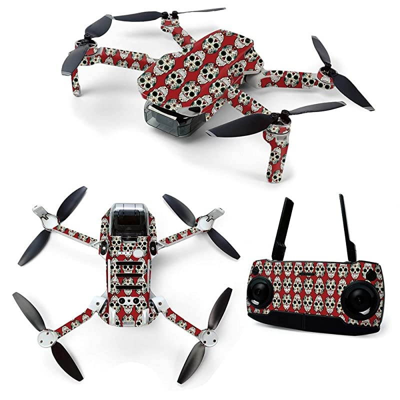Skin for DJI Mavic Mini Portable Drone Quadcopter Sugar Skull | Protective Durable and Unique Vinyl Decal wrap Cover | Easy to Apply Remove and Change Styles | Made in The USA