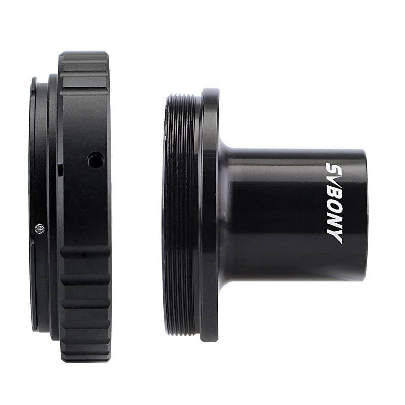 Microscope T Adapter Camera Adapter T2 Mount Adapter for Canon EOS Camera and Microscope with 232mm Eyepiece Ports