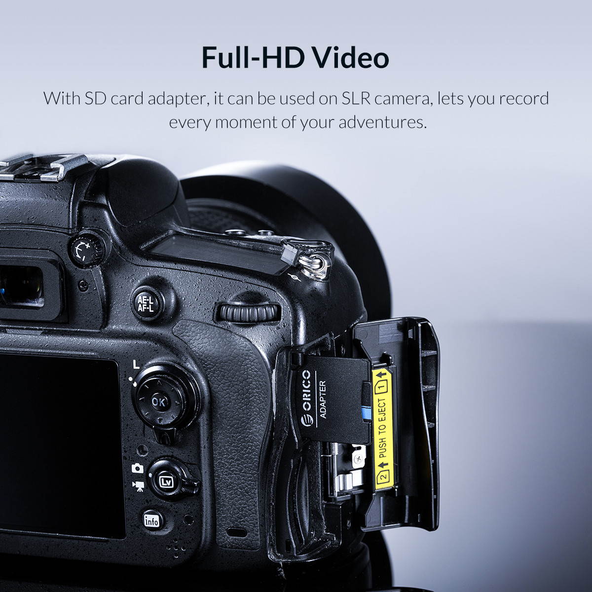 ORICO Ultra 128GB Micro SD Card Class 10 Memory Card with Adapter, Speed Up to 80MB/s