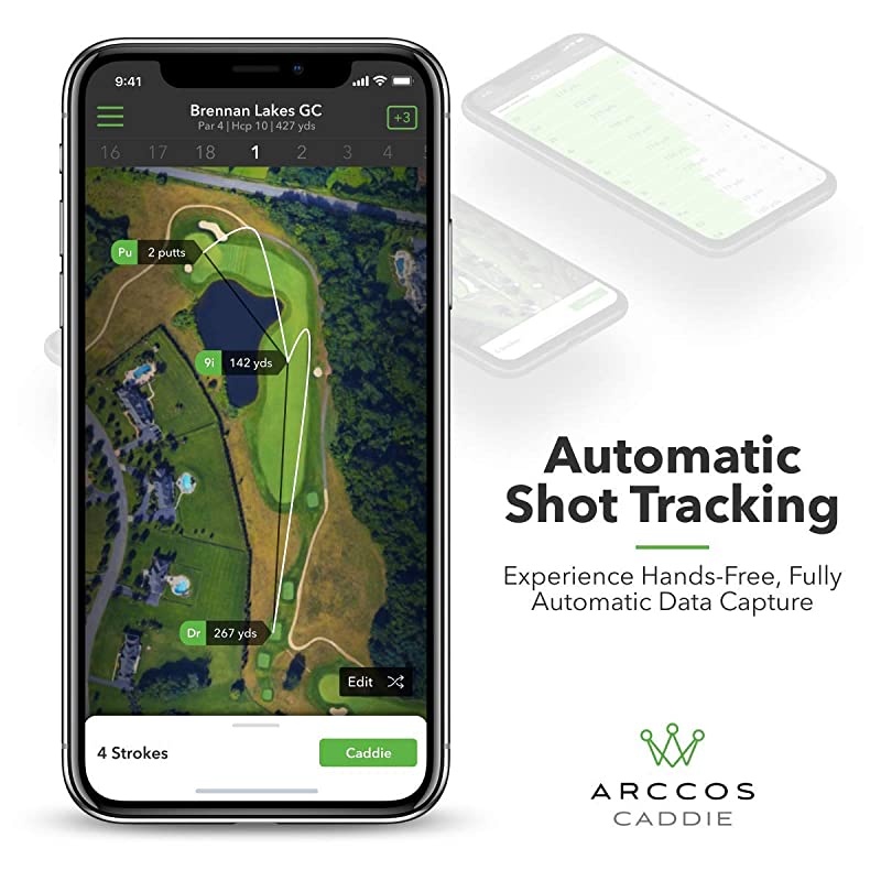 Caddie Smart Sensors Featuring Golf's First-Ever A.I. Powered GPS Rangefinder