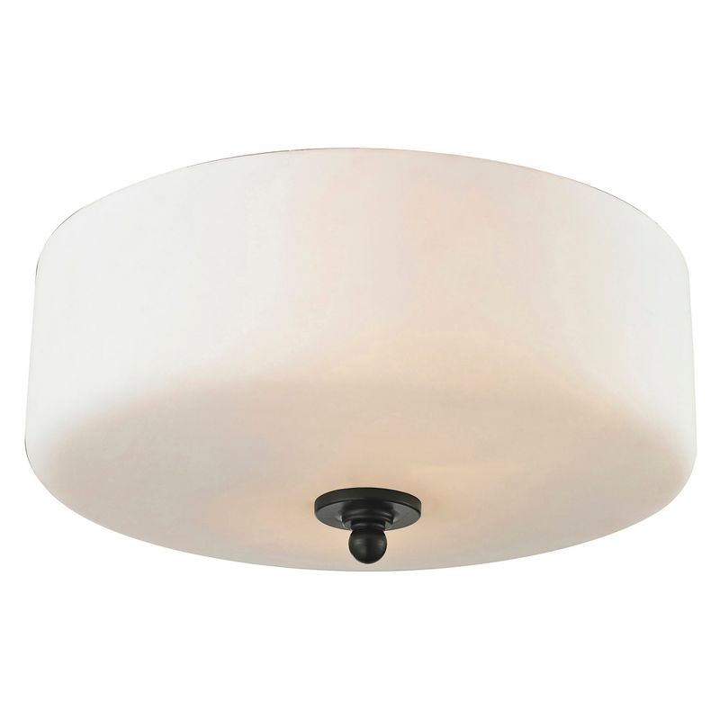 3-Light 6.75" Ceiling Light Flush Mount Olde Bronze - Z-Lite