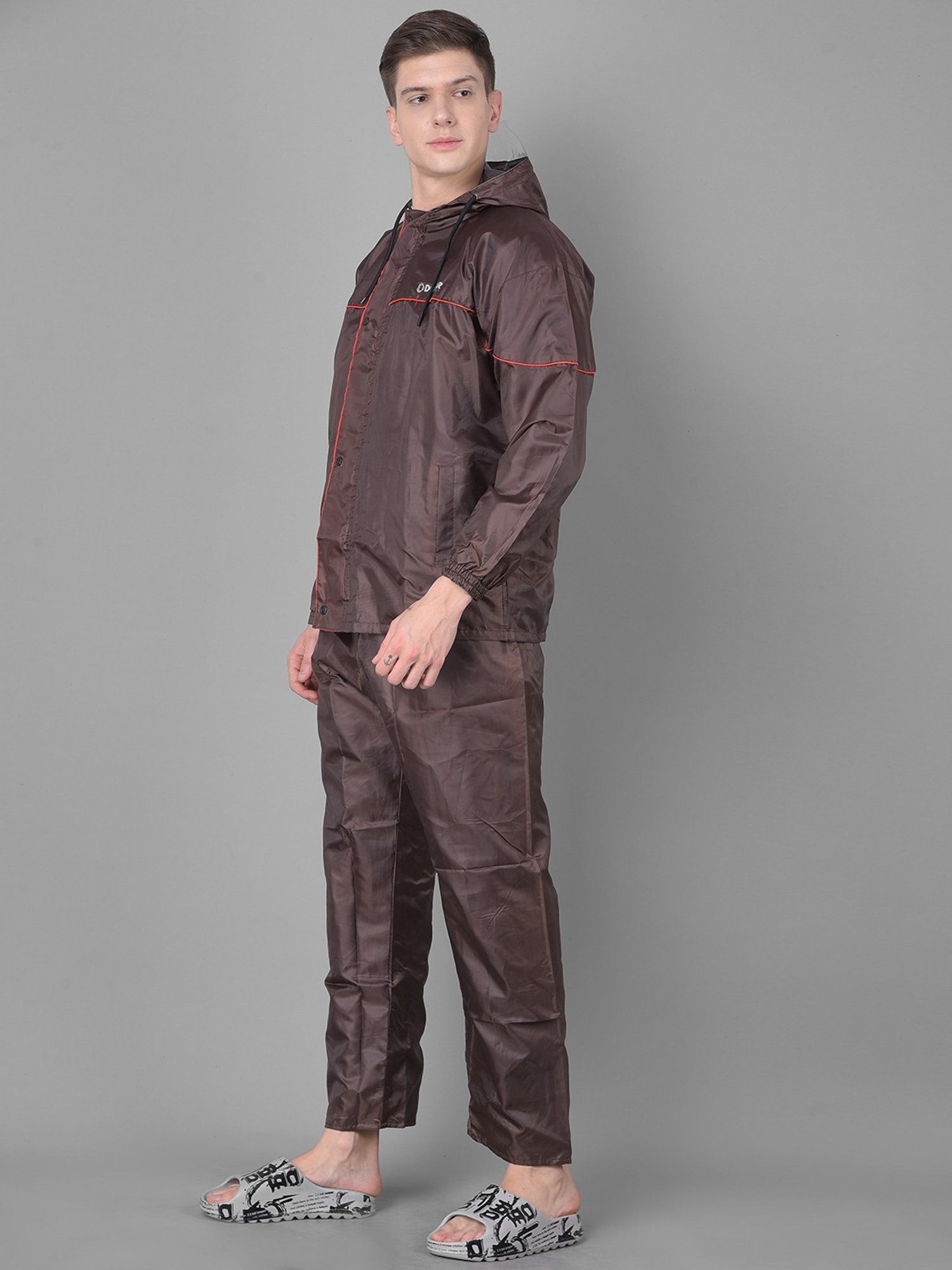 Dollar Brown Regular Fit Raincoat Set