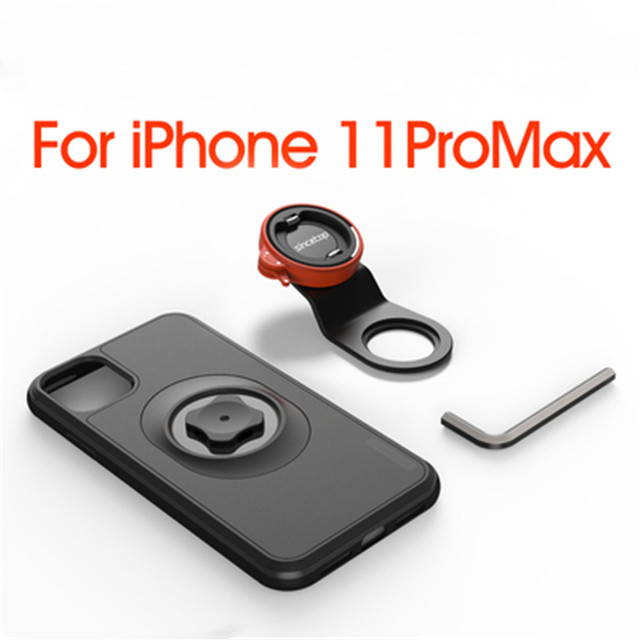 Motorcycle Phone holder For iPhone 11 Pro XsMax 8plus 7s 6 Mountain/Bike Moto Mount Cell Phone Bag Stand With Shockproof Case