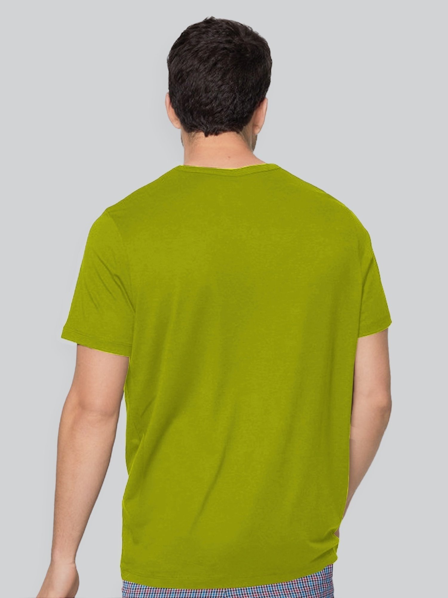 Lux Nitro Green Regular Fit T-Shirt Pack of - 2