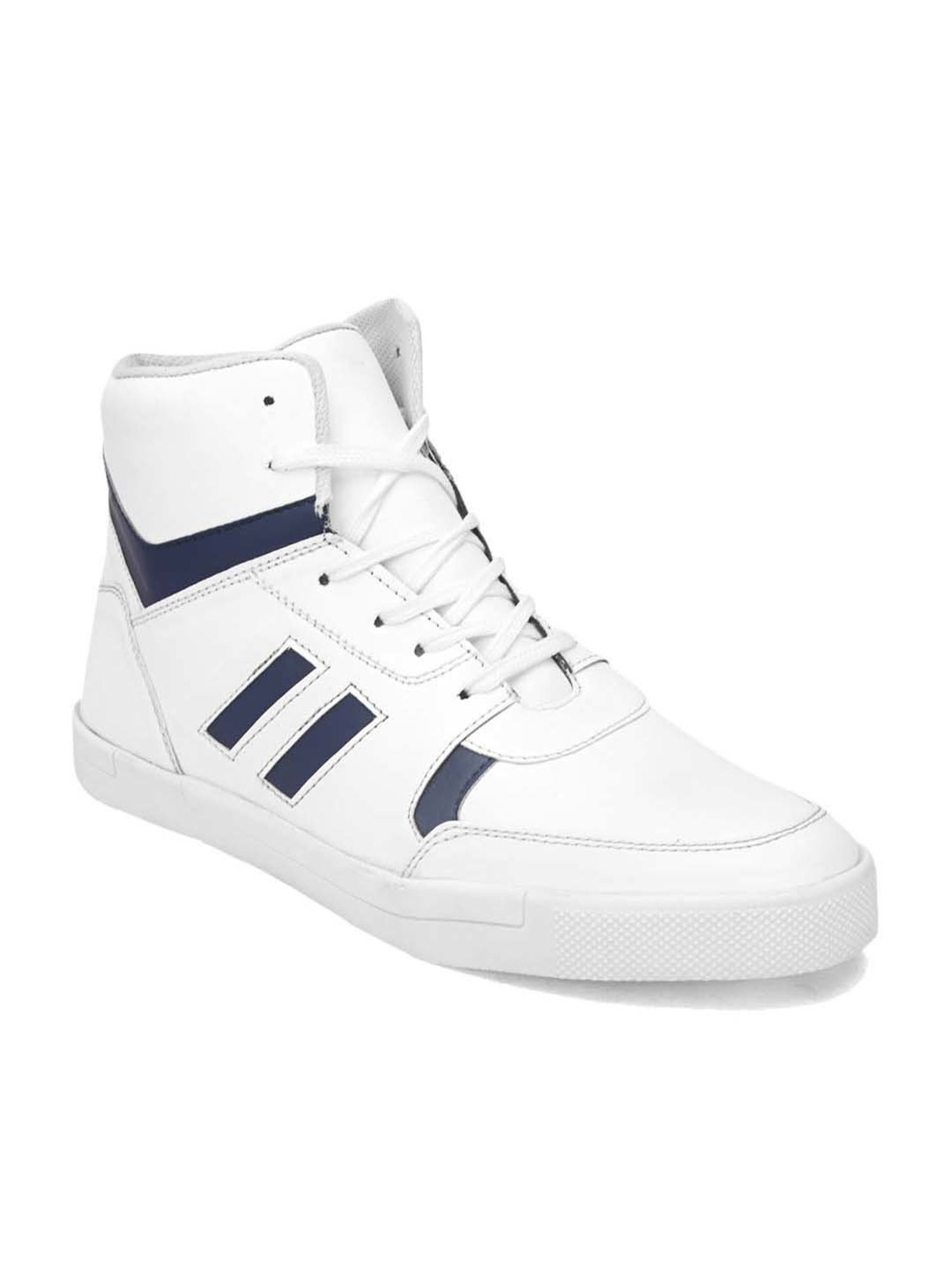 Giorgio Men's White Ankle High Sneakers
