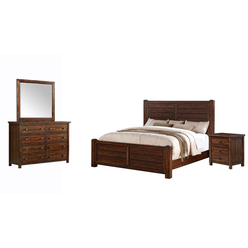4pc Twin Radiance Platform Bed Bundle Natural Maple/White - Nexera - Nexera