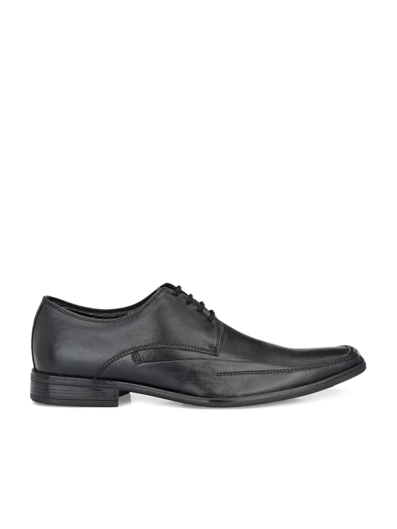 Hitz Men's Black Derby Shoes