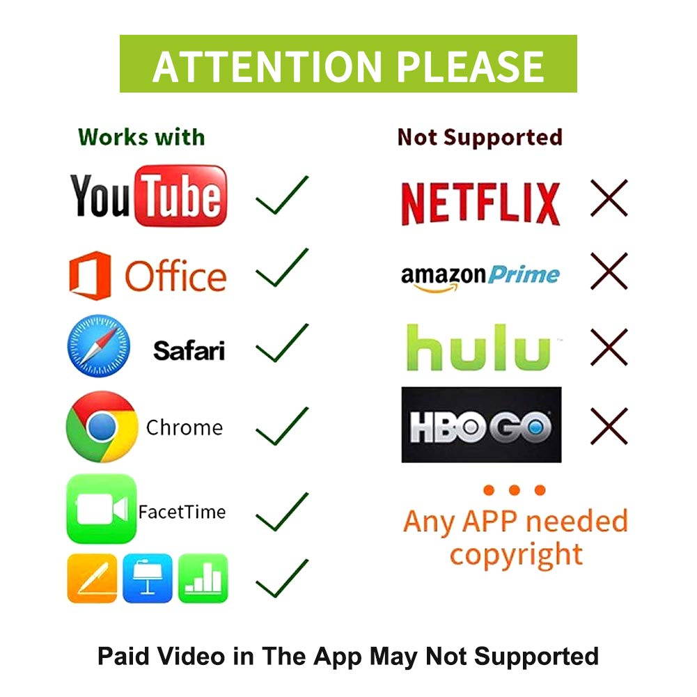 ESTONE 3 in 1 HDMI Cable Adapter,GrayRabbit 1080P USB/Type-C to HDMI Adapter Mirror Mobile Phone Screen to TV/Projector/Monitor Compatible with S8/9 Note 8/9 and More Android Devices-Black