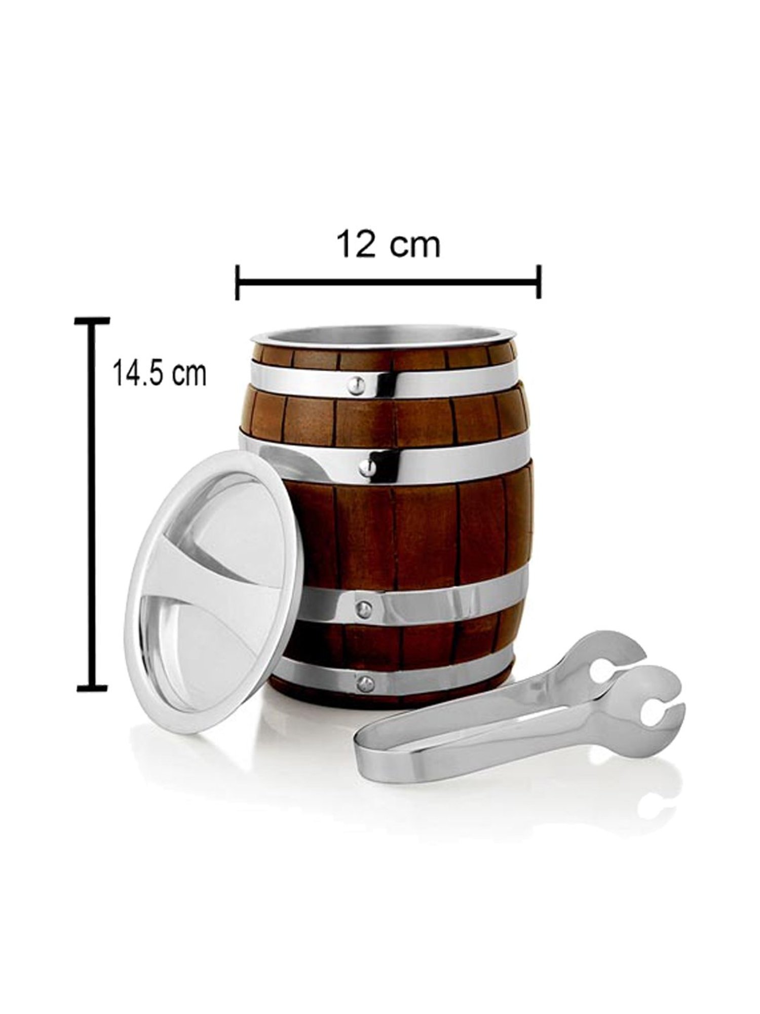 Episode Silver Plated Ice Bucket Keg