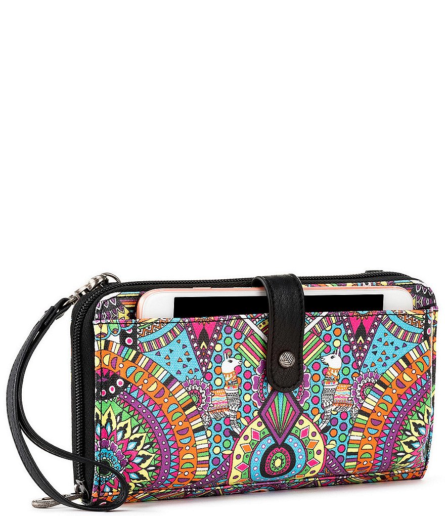 Sakroots Artist Large Smartphone Colorblock Crossbody Bag