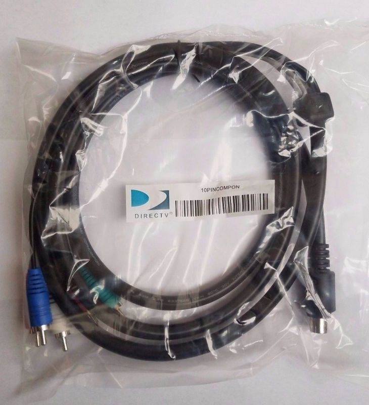DirecTV 10 Pin Component Cable New 10PINCOMPON Dongle For C31,C41,C51,C61. H25