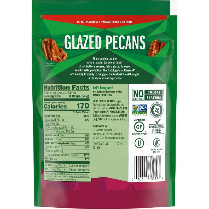 Emerald Glazed Pecans - 5oz