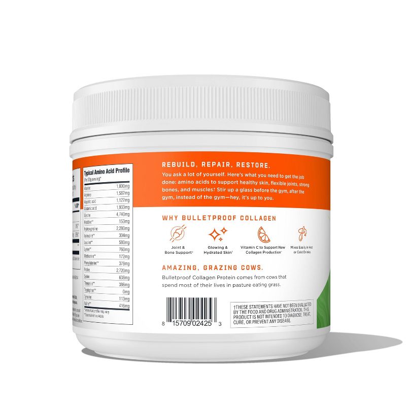 Bulletproof Unflavored Collagen Dietary Supplement - 14.3oz