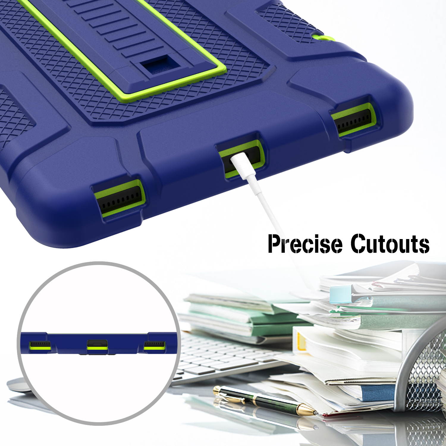 Donwell For Samsung Galaxy Tab A 10.1" 2019 SM-T510 Shockproof Tablet Stand Case Cover