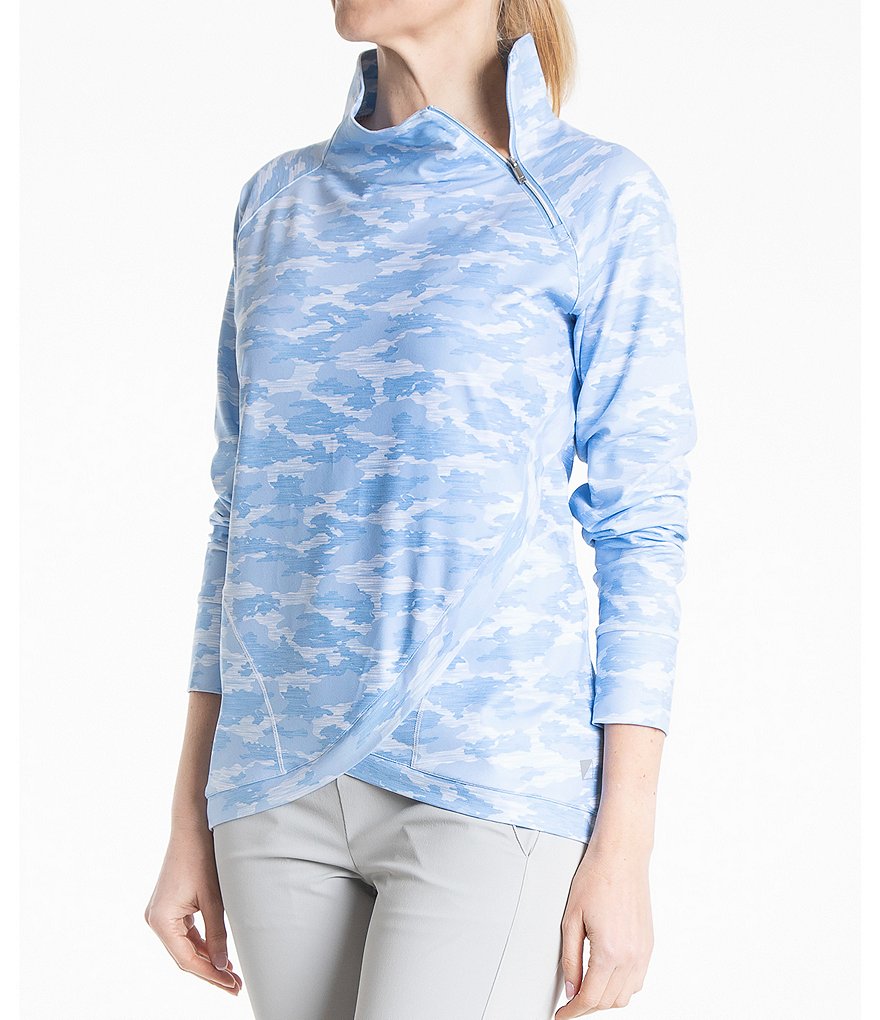 Bette & Court Impulse Long Sleeve Asymmetrical Zip Pullover