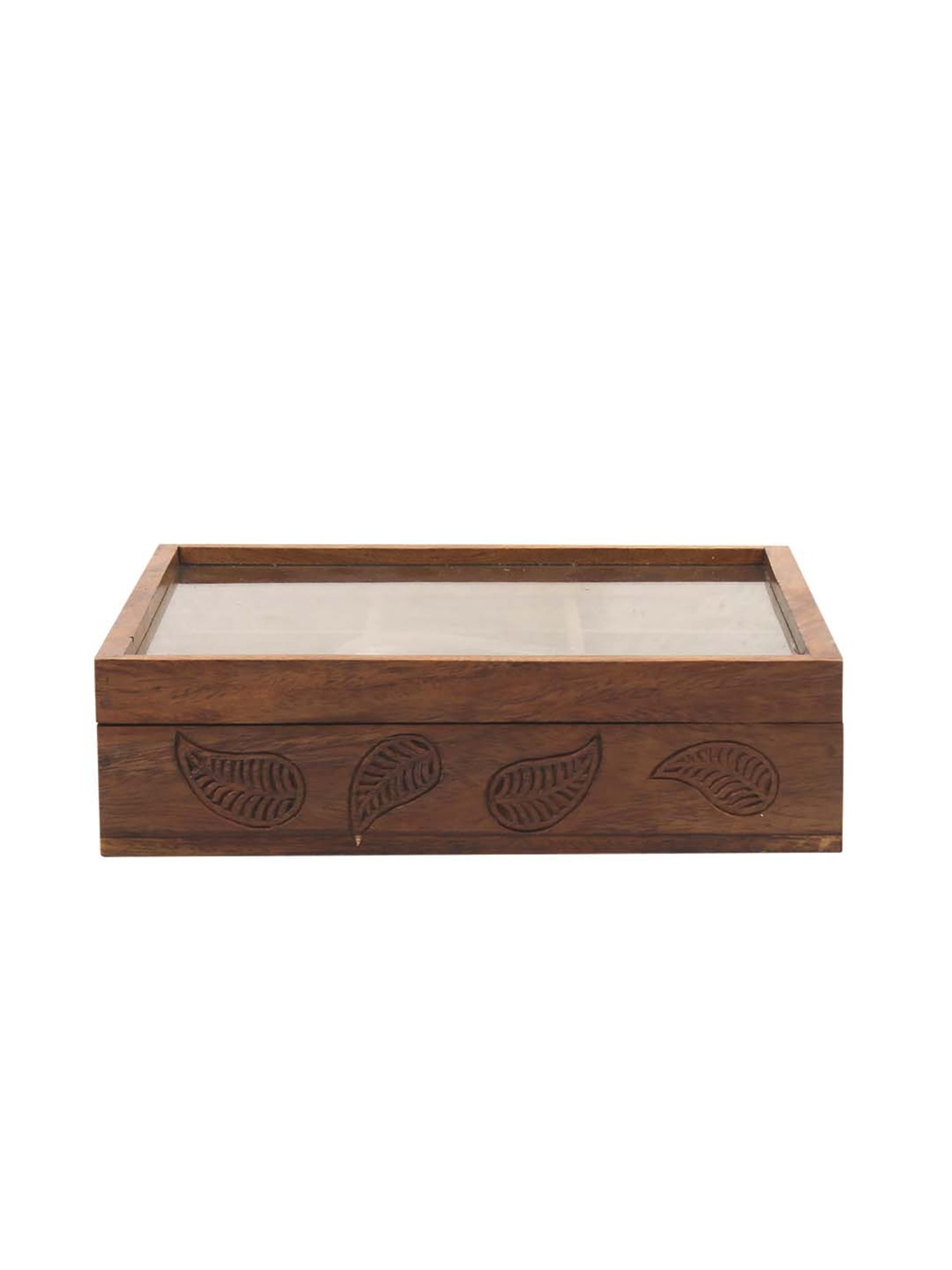 VarEesha Brown Sheesham Wood Storage Box - Set of 1