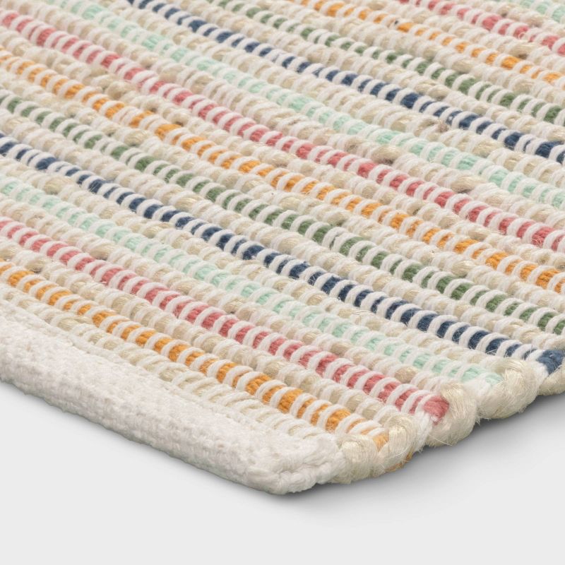 27"x45" Striped Ribbed Accent Rug - Pillowfort™