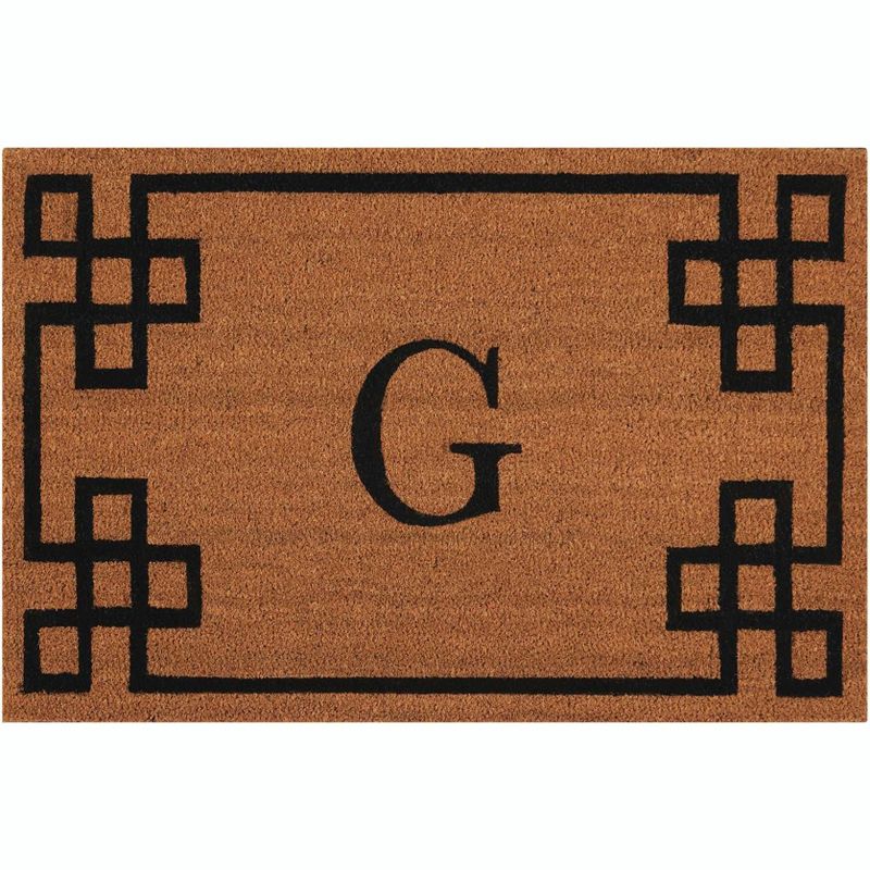 Nourison Elegant Entry "G" Natural Doormat EECMG 2' x 3'