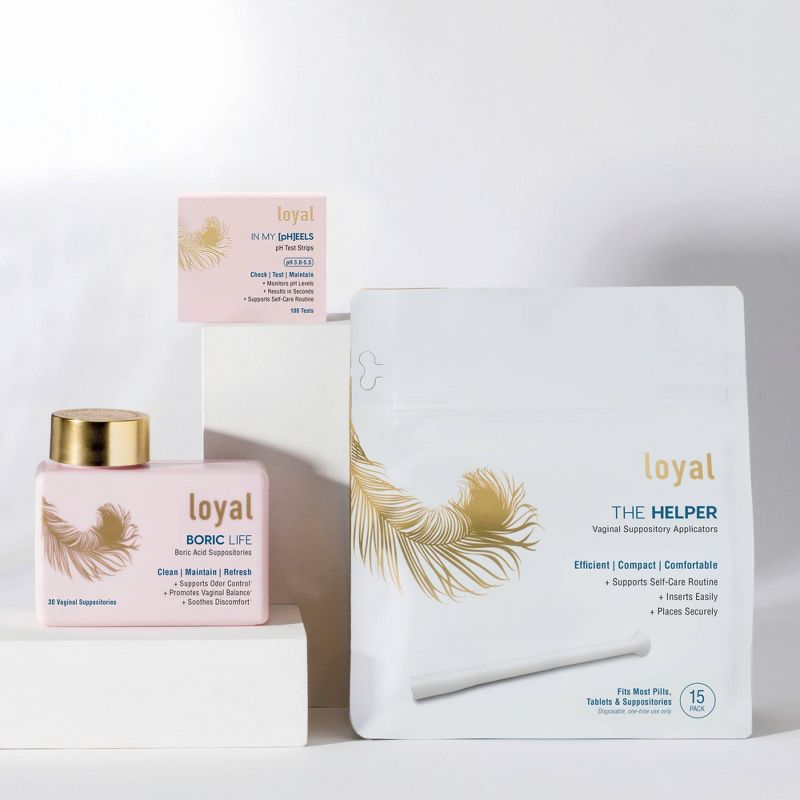 Loyal The Helper Vaginal Suppository Applicators - 15ct