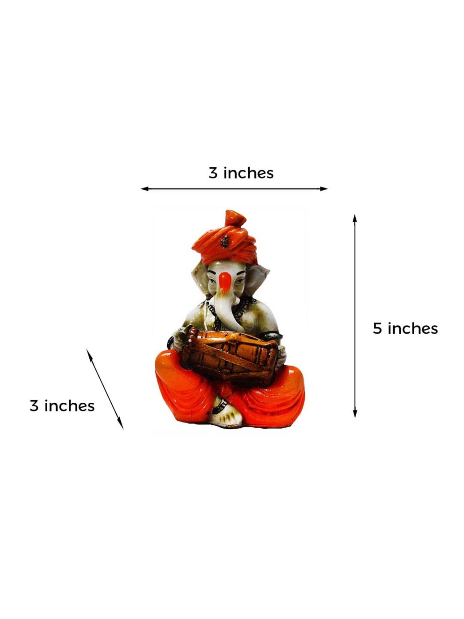 eCraftIndia Lord Ganesha playing Dholak