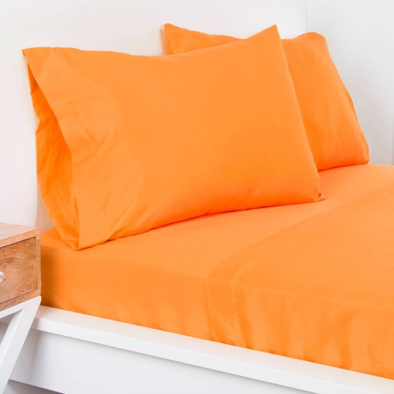 Crayola Orange Microfiber Sheet Set (Twin) 3pc