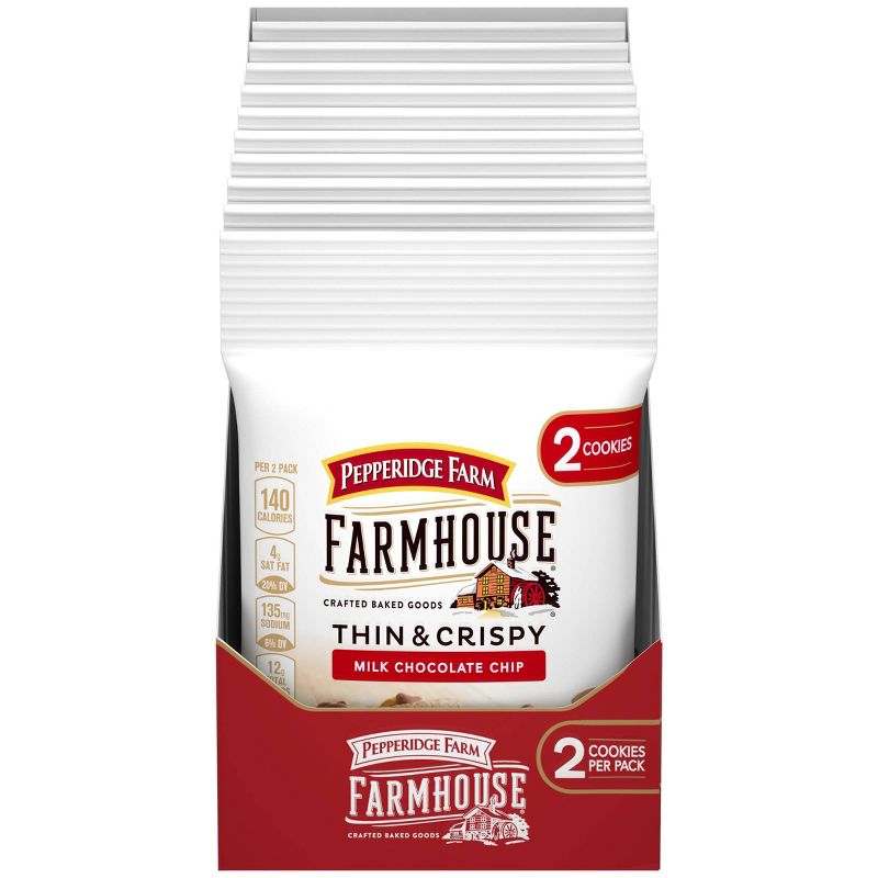 Pepperidge Farm Thin & Crispy Milk Chocolate Multipack - 10ct
