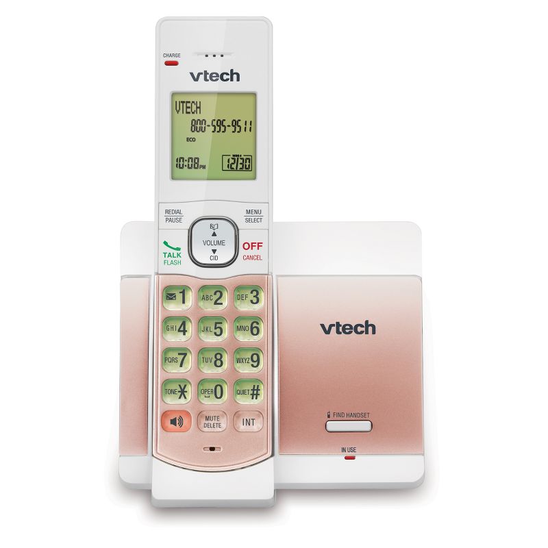 VTech CS5119-13 DECT 6.0 Expandable Cordless Phone with Caller ID/Call Waiting - Rose Gold