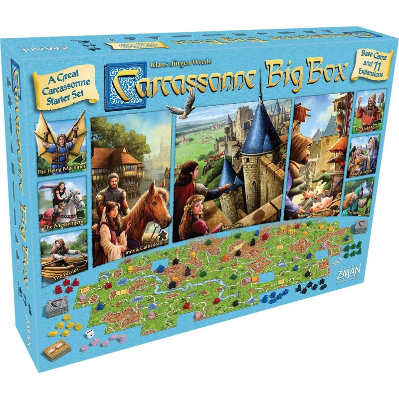 Carcassone Big Box Starter Pack Base Game & Expansions