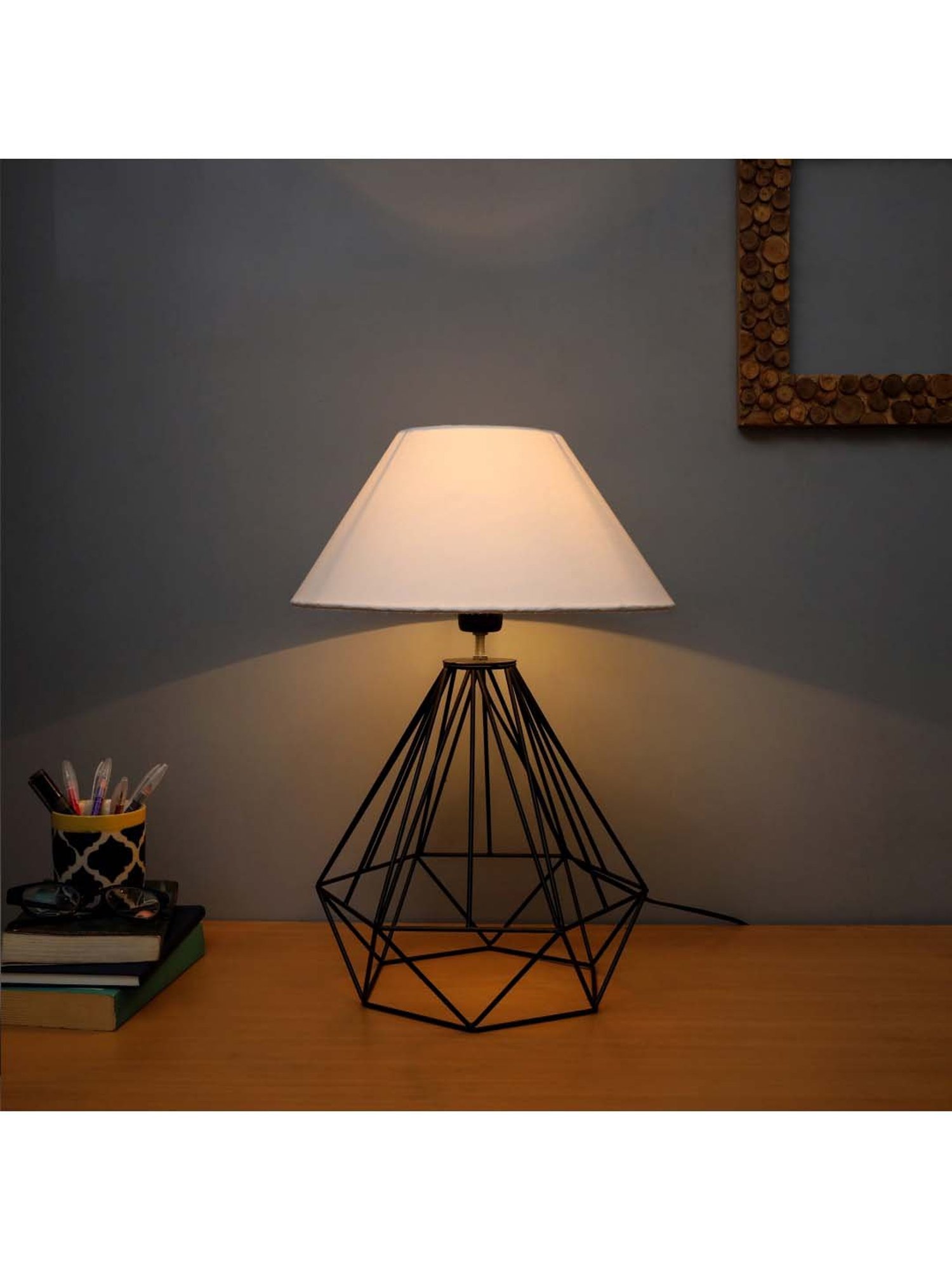 Possini Euro Design Modern Buffet Table Lamp Brushed Steel Tall Gourd White Drum Shade for Dining Room Bedroom Bedside