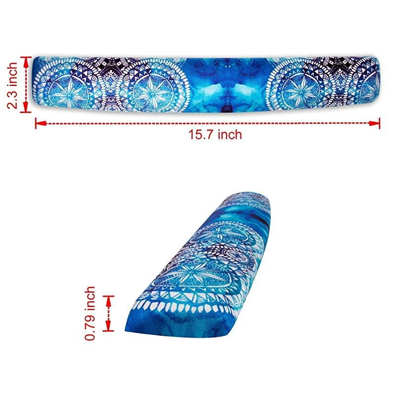 Gel Firm Soft Keyboard Wrist Support Pad, Ergonomic Latest Custom Non-Slip Design Keyboard Pad