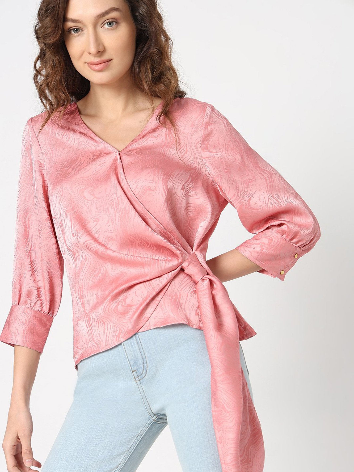 Vero Moda Pink Regular Fit Top