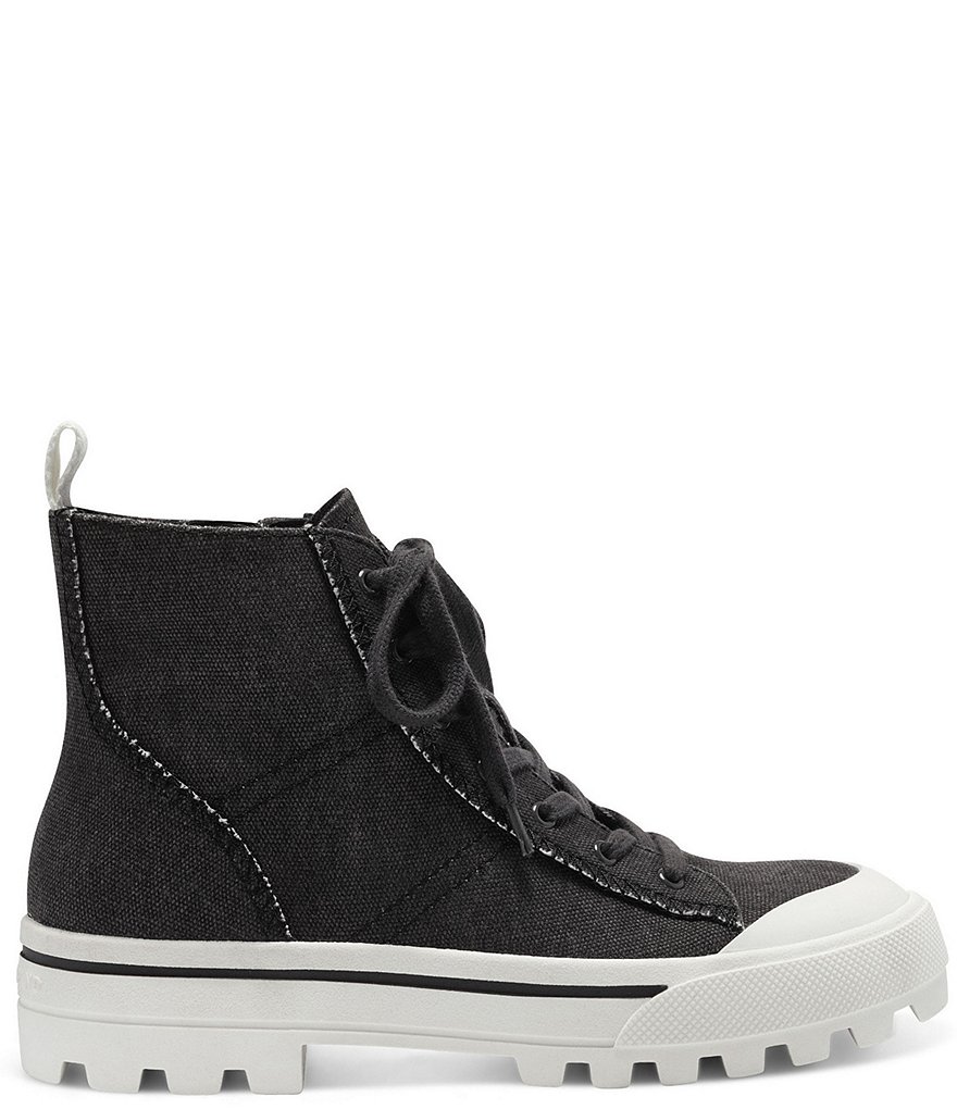 Lucky Brand Eisley High Top Lugged Canvas Lug Sole Sneakers