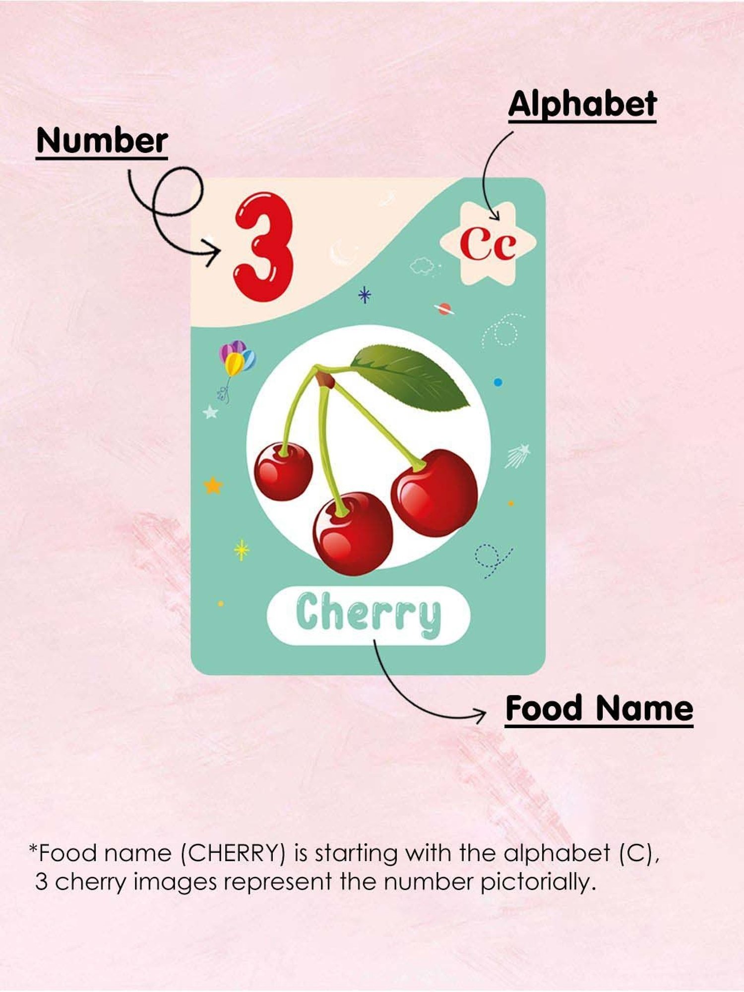 Baby Moo Kids Green Flash Cards