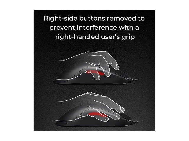 ZOWIE FK1-B Black Symmetrical Gaming Mouse for Esports - Large