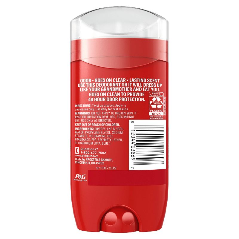 Old Spice Aluminum Free Wolfthorn Scent Deodorant for Men 48 hr. Protection - 3pk - 9oz