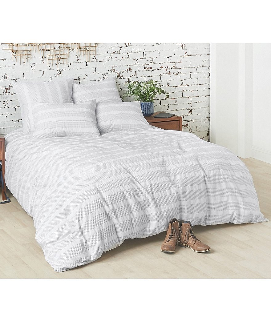 3 Pcs Microfiber Checkered Bedding Sets King Black and White - PiccoCasa