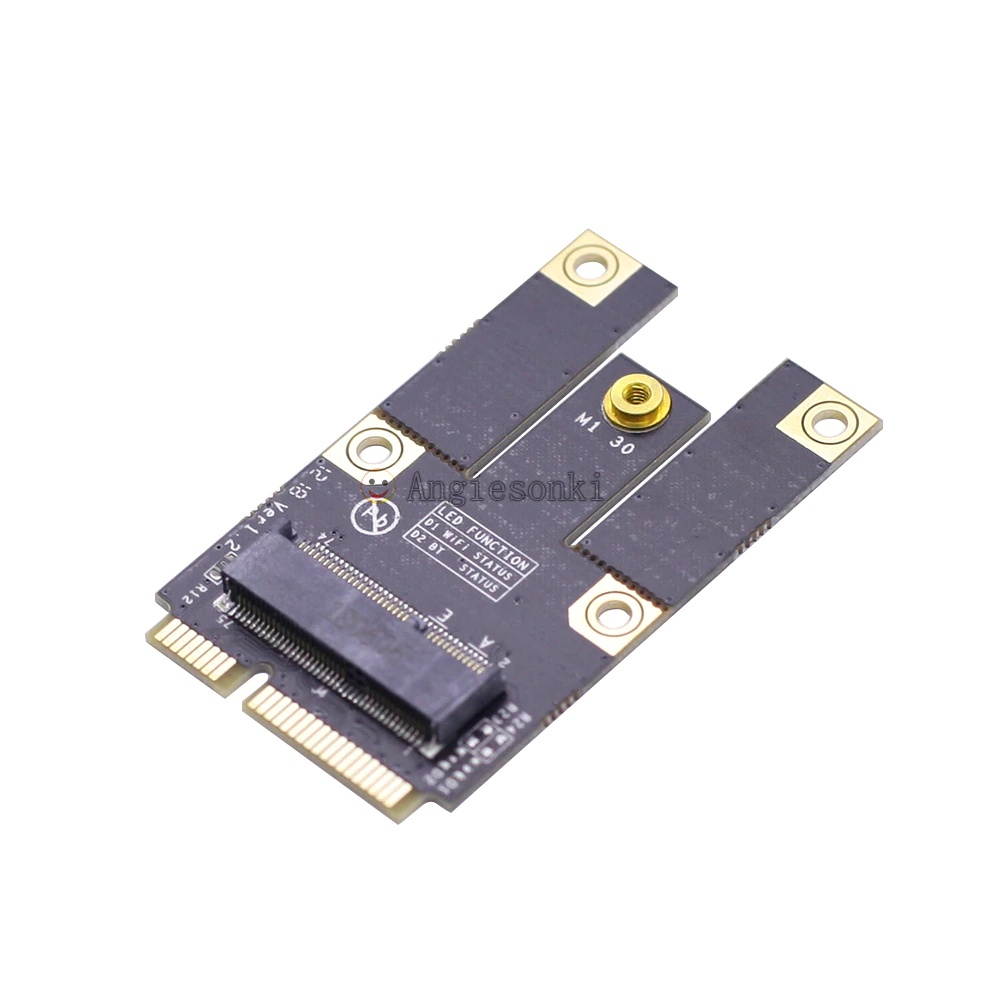 NGFF Key E to Mini PCI-E Adapter Converter for Intel  7260 7265 3160 8260 8265 9260 BCM94352Z BCM943228ZH WIFI Module