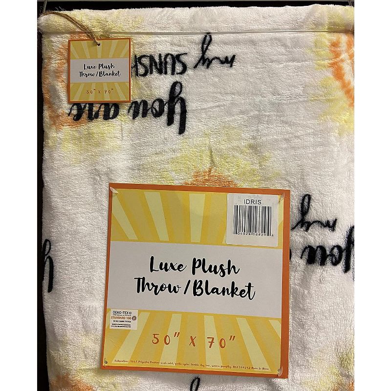 My Fun Sunshine Extra Plus and Soft Throw (50" x 70") - My Sunshine