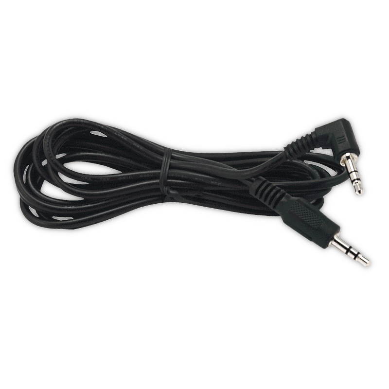 Install Bay 3.5mm Male Right Angle To 3.5mm Male Cable 6 Ft /2M - Pack of 10