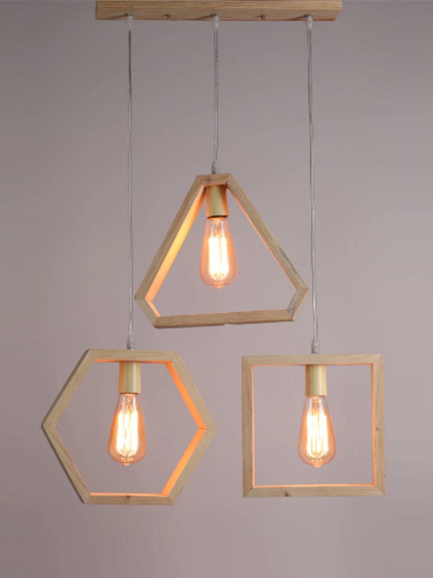 DecorativeRay Beige Hanging Light - Set of 1