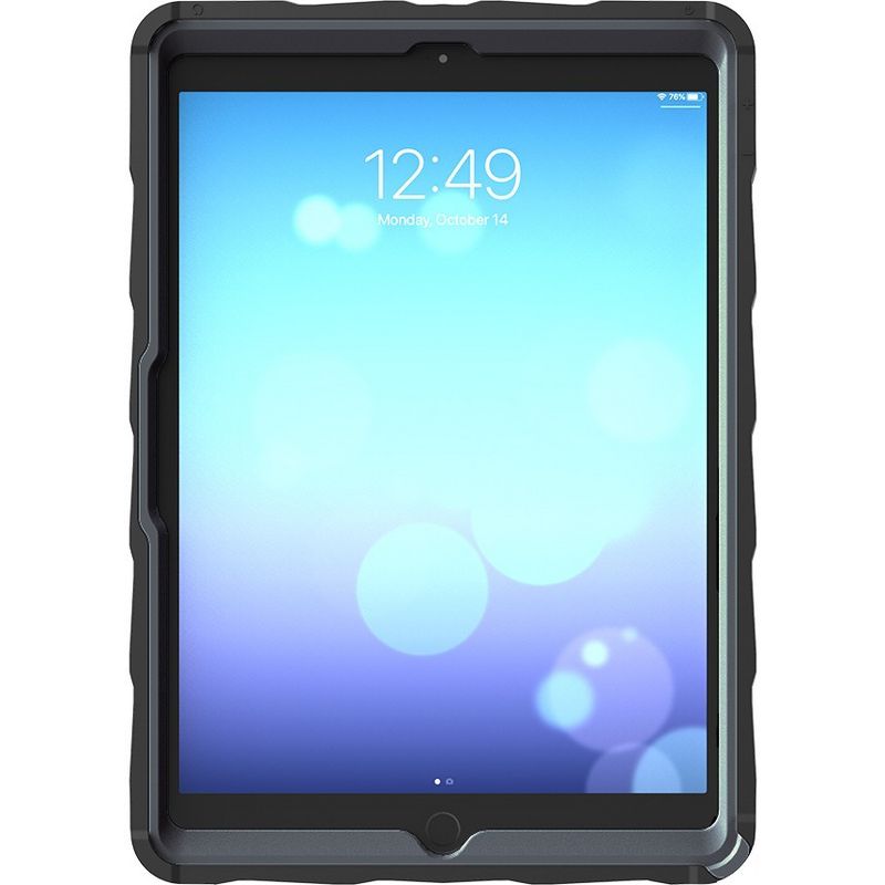 Gumdrop DropTech Clear for iPad 10.2 Case - For Apple iPad (7th Generation) Tablet - Apple Logo - Clear, Black