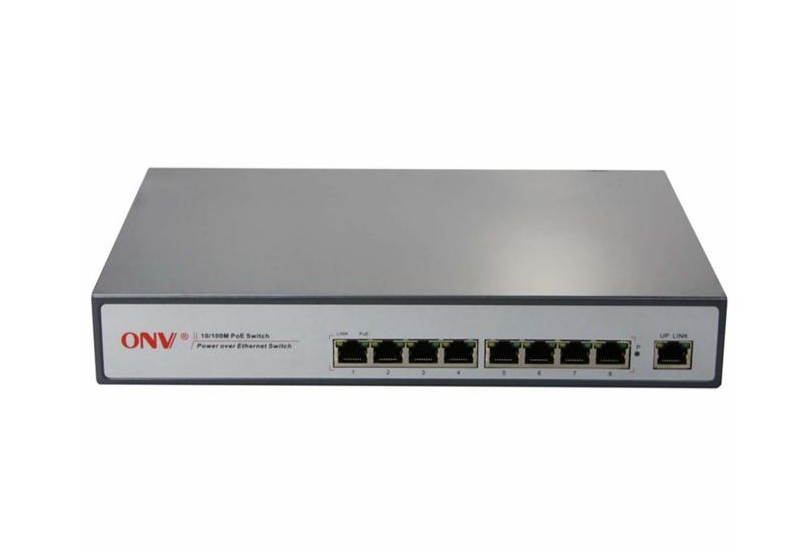ONV-POE31008PN 30W 8x10/100M AT PoE Ports 1 Ethernet Uplink Port POE Switch