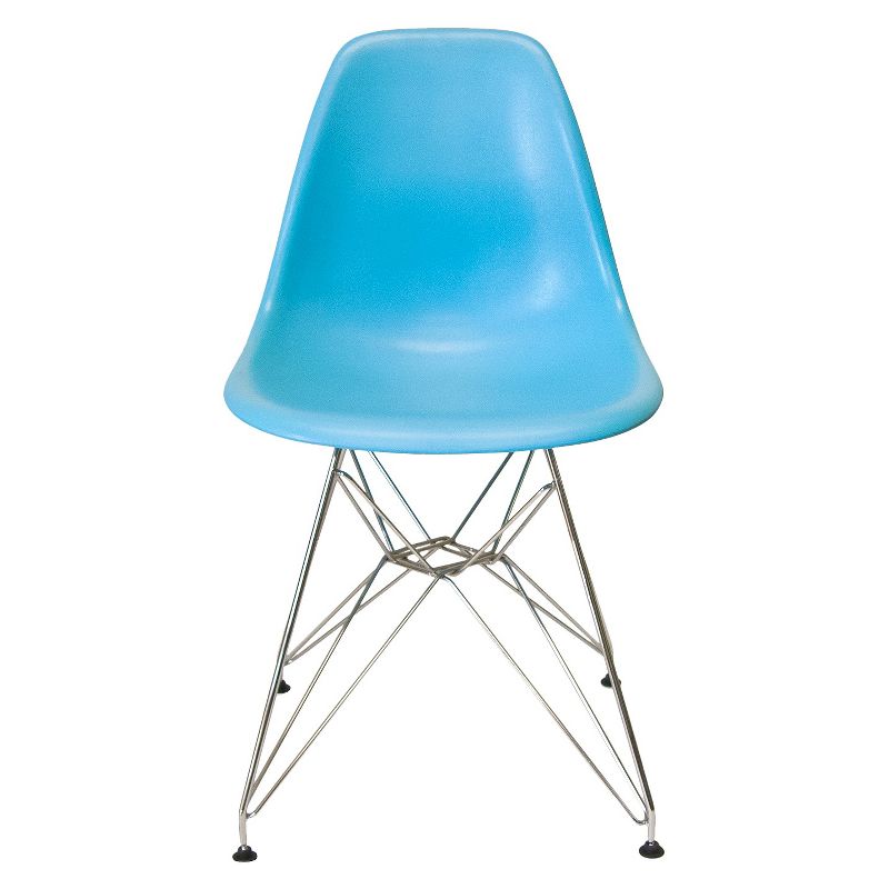 Set of 2 AEON Paris Molded Plastic Chair - Blue