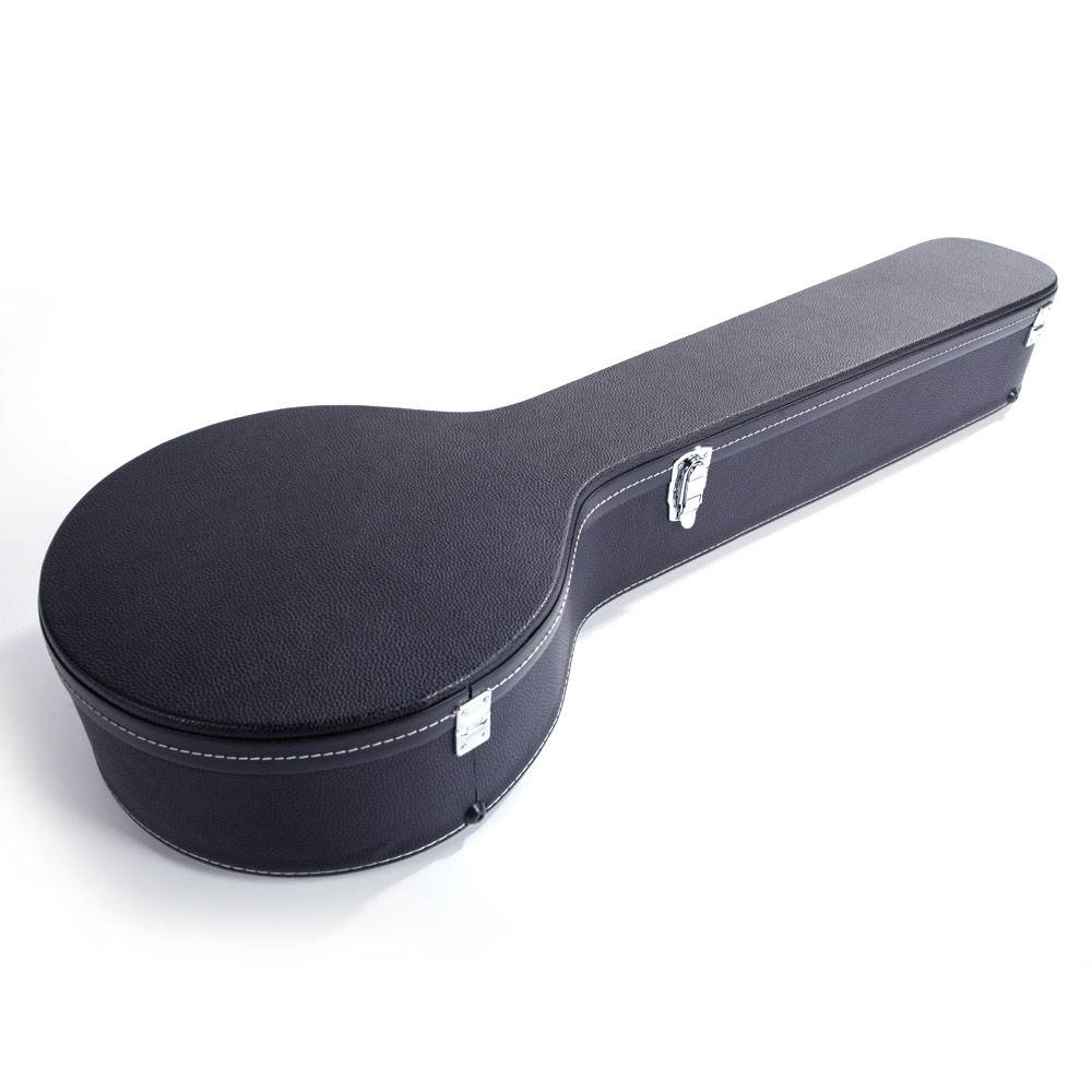 Hot Sale Hardshell Professional 5-string Banjos Black Leather Case Black Color