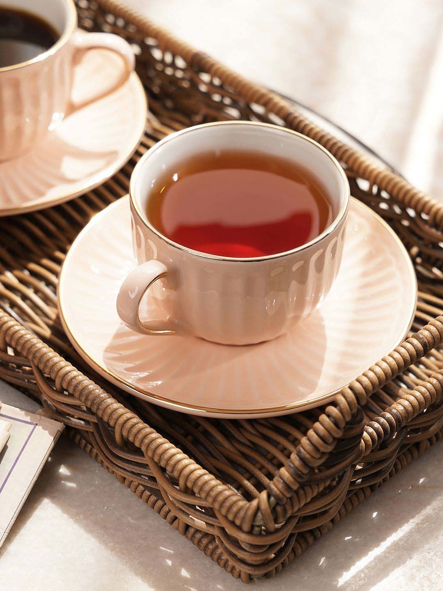 Luminarc Transparent Glass Rozana Coffee Set