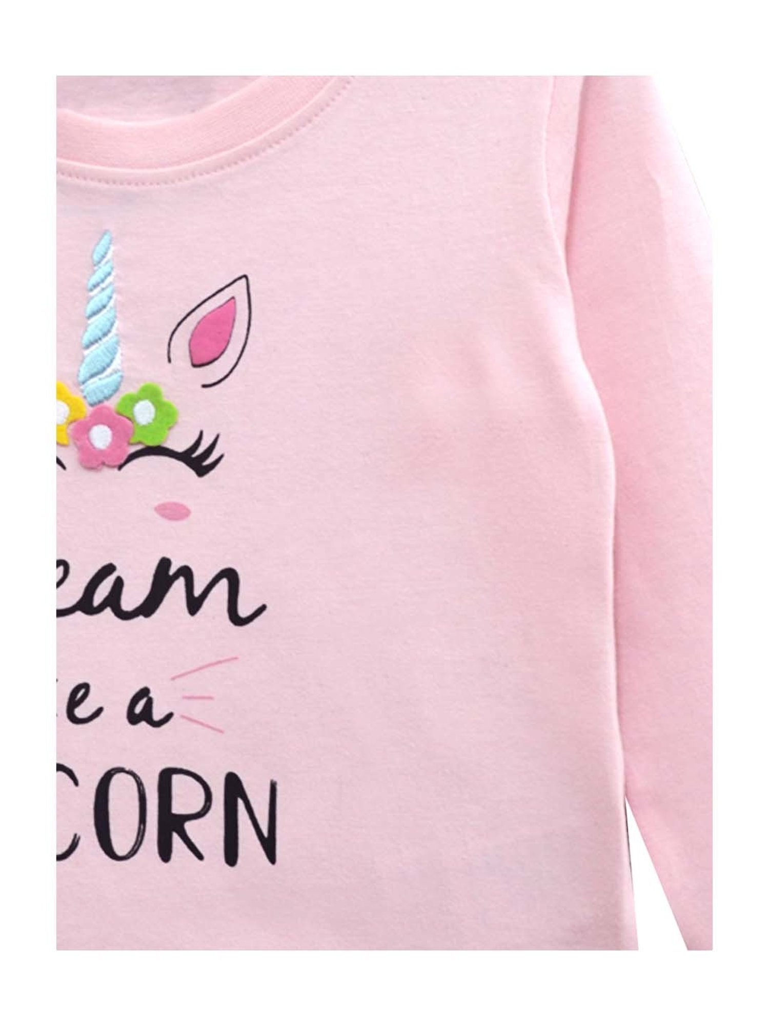 A.T.U.N. Kids Pink Cotton Printed Full Sleeves Tee