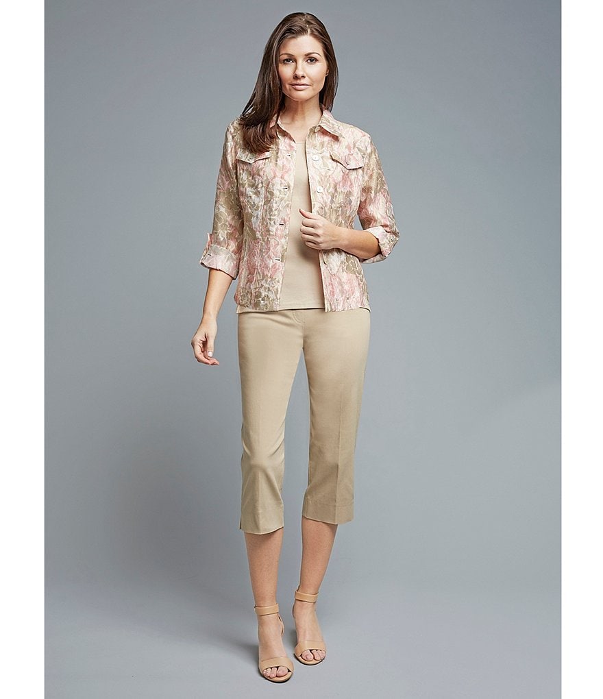 Ruby Rd. Pull-On Solar Millennium Cropped Capri