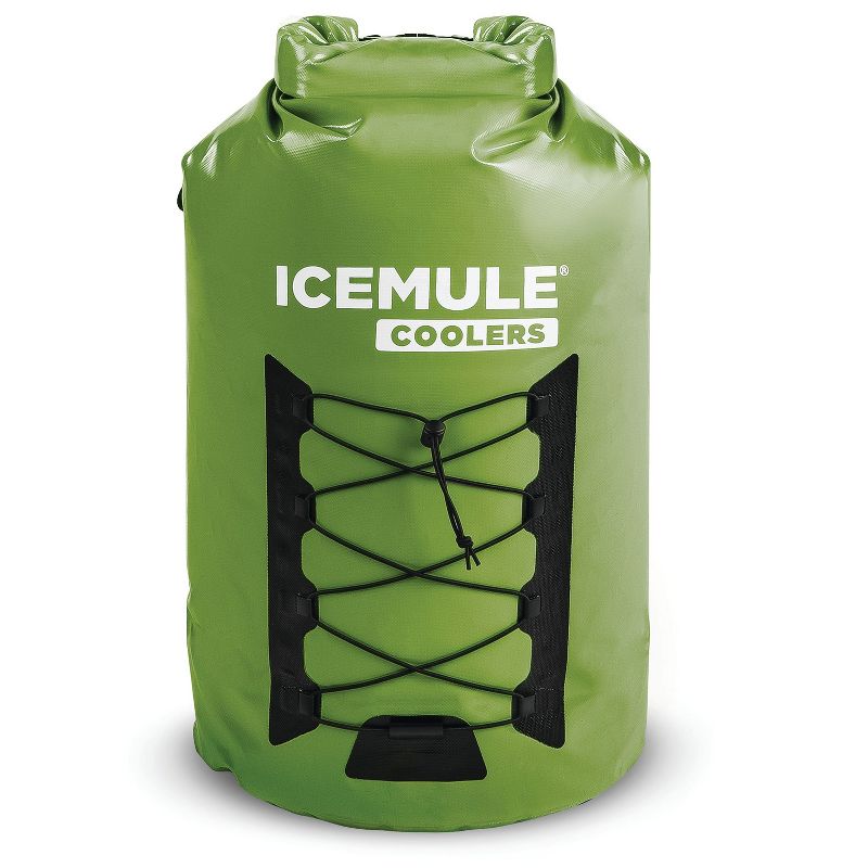IceMule 1015-OL Pro XLarge Collapsible Portable Soft Sided Roll Top 33 Liter 24 Can Lightweight Insulated Waterproof Leak Proof Backpack Cooler Bag